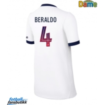Paris Saint-Germain Lucas Beraldo #4 Bortedrakt Dame 2026-27 Kortermet